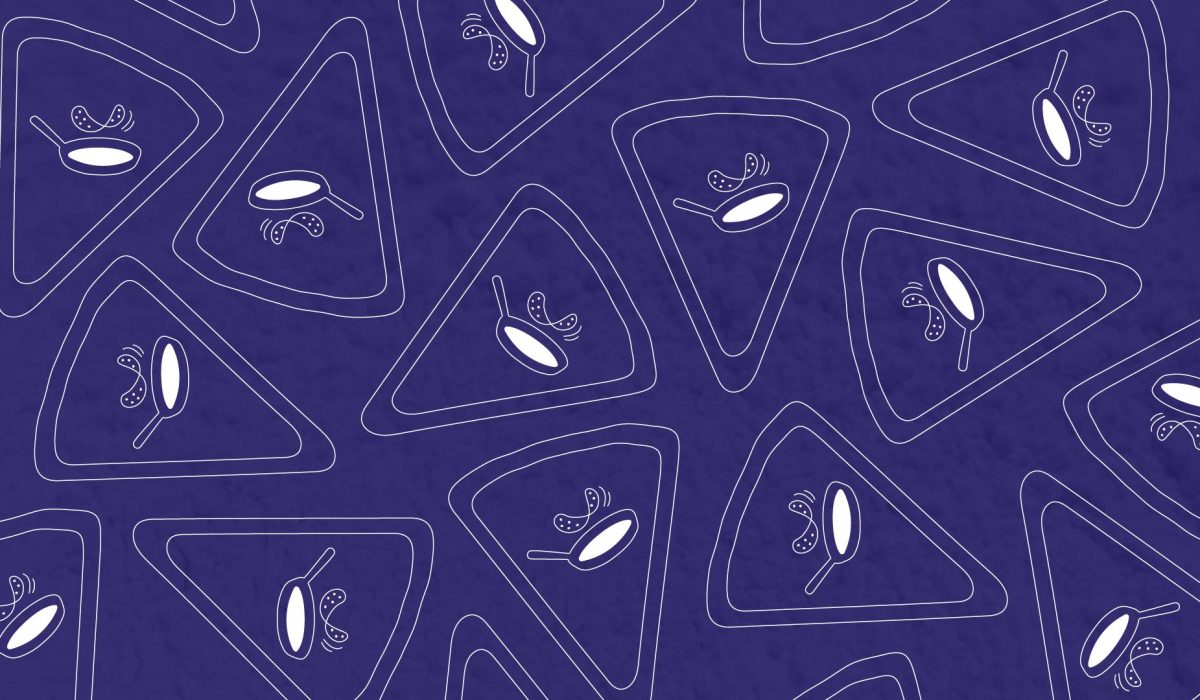Motifs en forme de crepes contenant l'icon du logo Mammig